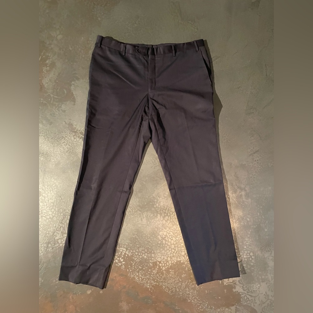 Corneliani Dark Blue Men's Dress Pants Made in Italy 100% Wool